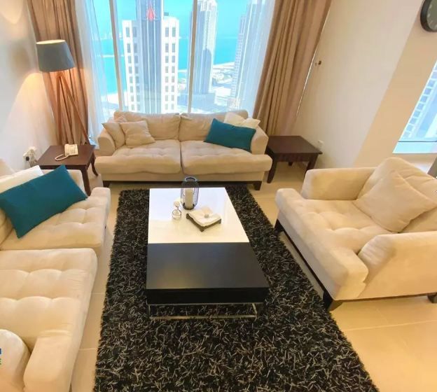 Residential Property 2 Bedrooms F/F Apartment  for rent in West-Bay , Al-Dafna , Doha-Qatar #10185 - 1  image 