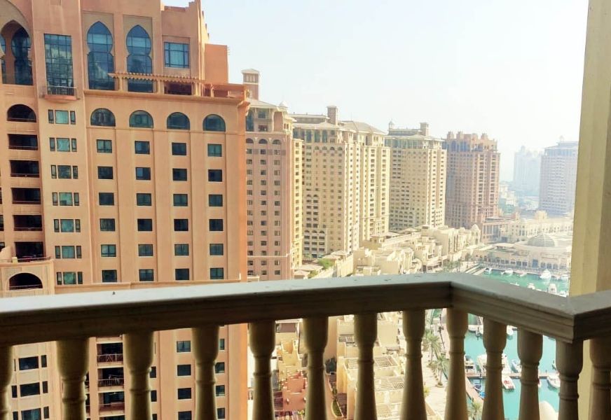 Residential Property 1 Bedroom F/F Apartment  for rent in The-Pearl-Qatar , Doha-Qatar #11517 - 1  image 