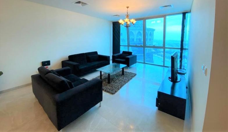 Residential Property 2 Bedrooms F/F Apartment  for rent in Zigzag-Towers , Doha-Qatar #14402 - 1  image 
