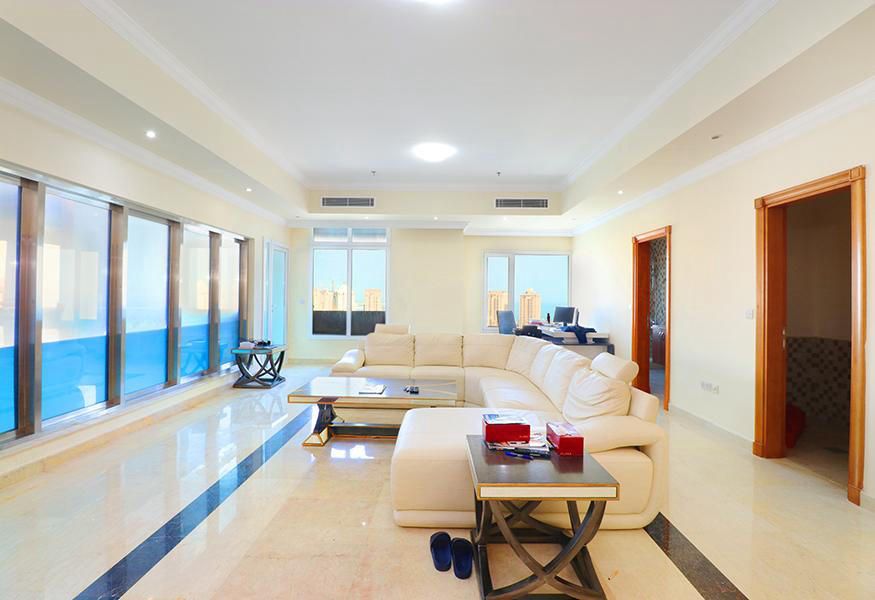 Residential Property 4 Bedrooms F/F Apartment  for rent in The-Pearl-Qatar , Doha-Qatar #17199 - 1  image 