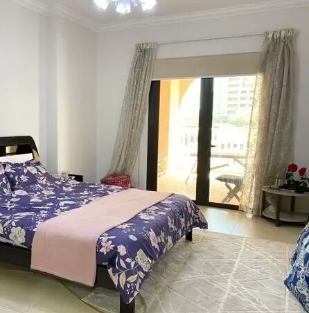 Residential Property 1 Bedroom F/F Apartment  for rent in The-Pearl-Qatar , Doha-Qatar #18349 - 6  image 