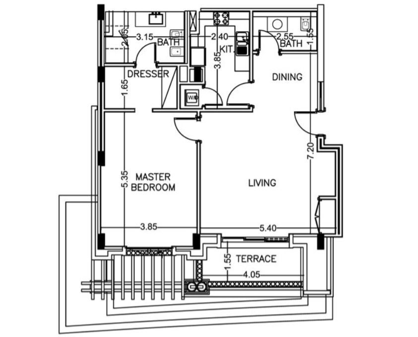 For sale in Qatar 88 SQM off plan chalet in The Pearl 21349