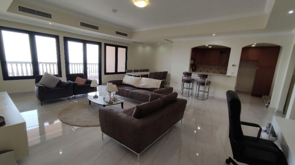 Mixed Use Developed 3 Bedrooms S/F Duplex  for sale in The-Pearl-Qatar , Doha-Qatar #21477 - 1  image 