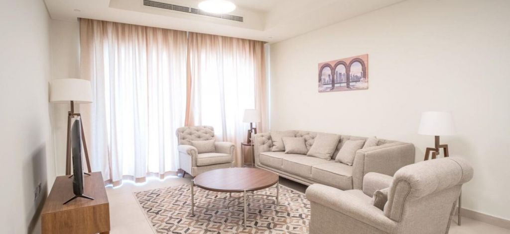 Residential Property 2 Bedrooms F/F Apartment  for rent in Lusail , Doha-Qatar #22706 - 1  image 