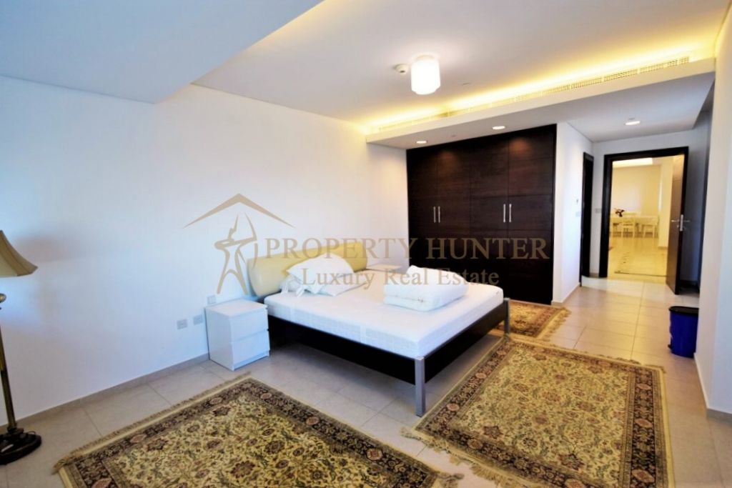 Residential Developed 1 Bedroom S/F Apartment  for sale in The-Pearl-Qatar , Doha-Qatar #26553 - 6  image 