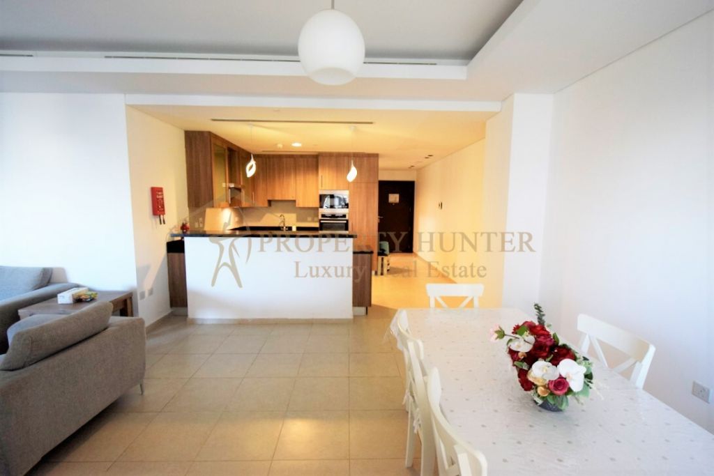Residential Developed 1 Bedroom S/F Apartment  for sale in The-Pearl-Qatar , Doha-Qatar #26553 - 4  image 