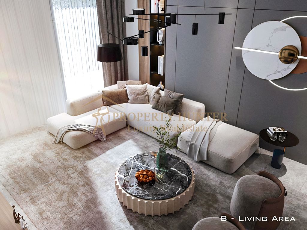 Residential Developed 1 Bedroom F/F Apartment  for sale in Lusail , Doha-Qatar #38754 - 3  image 