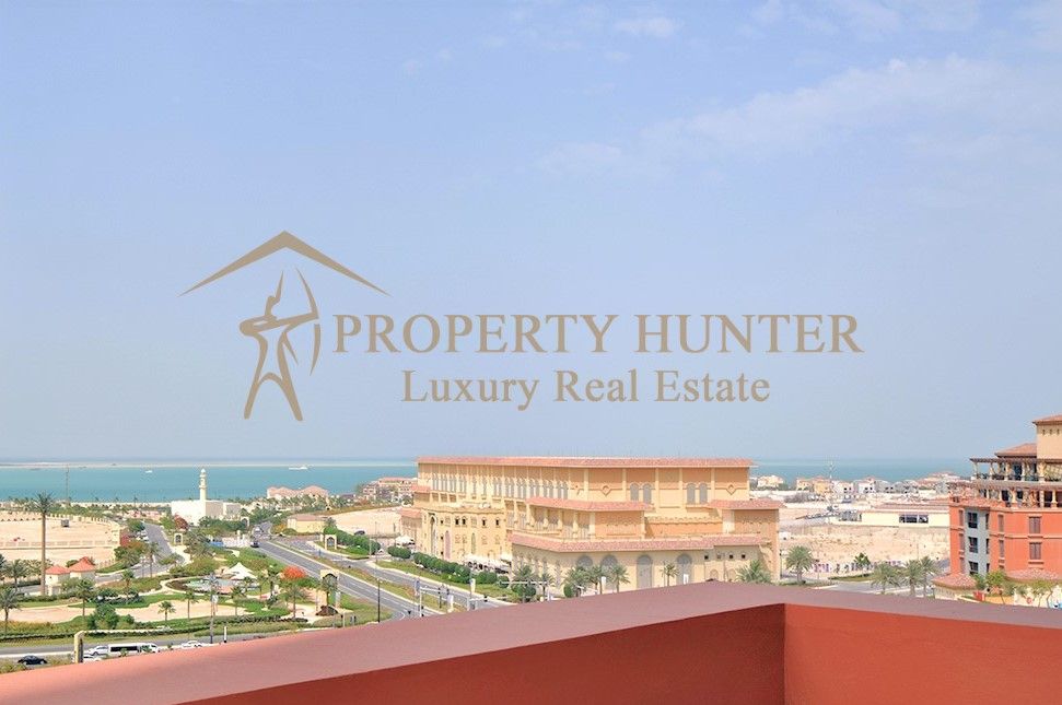 Residential Developed 1 Bedroom S/F Apartment  for sale in The-Pearl-Qatar , Doha-Qatar #39673 - 2  image 