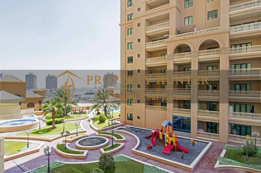 Residential Developed 1 Bedroom S/F Apartment  for sale in The-Pearl-Qatar , Doha-Qatar #6990 - 2  image 