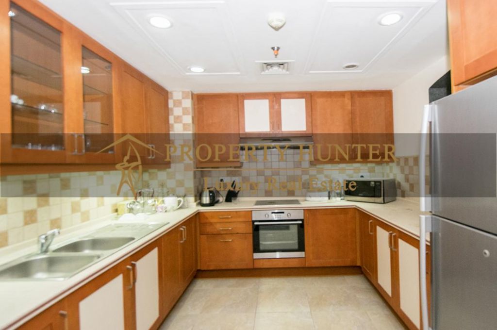 Residential Developed 1 Bedroom S/F Apartment  for sale in The-Pearl-Qatar , Doha-Qatar #6990 - 5  image 