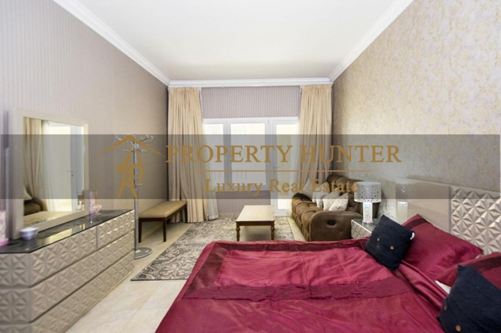 Residential Developed 1 Bedroom S/F Apartment  for sale in The-Pearl-Qatar , Doha-Qatar #6990 - 6  image 