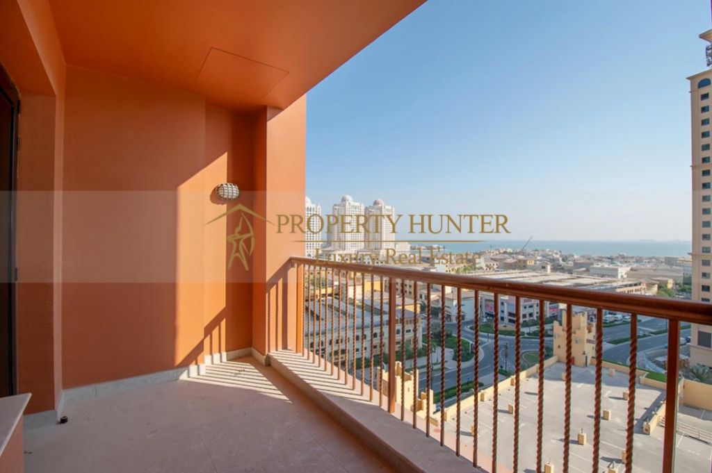 Residential Developed 1 Bedroom S/F Apartment  for sale in The-Pearl-Qatar , Doha-Qatar #7076 - 2  image 