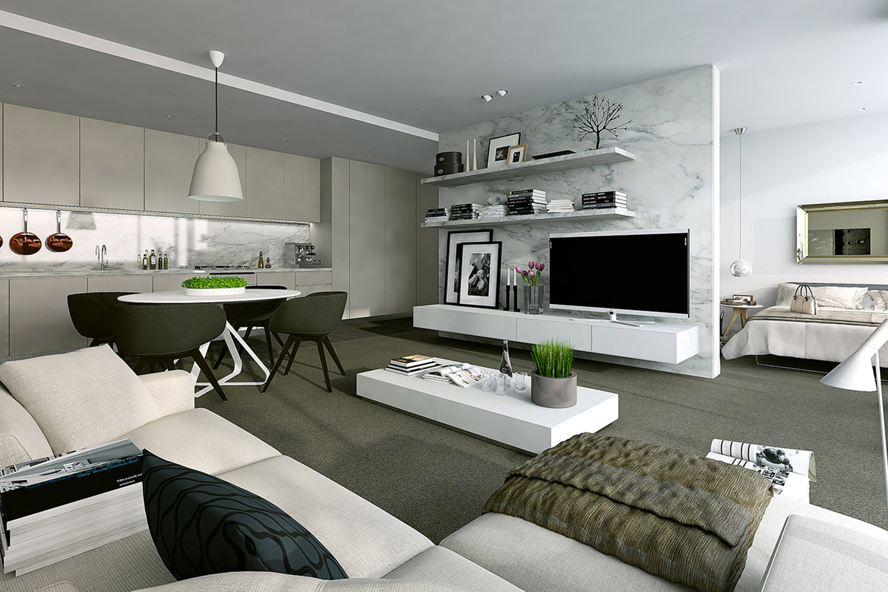 Semi-Furnished 4BR Apartment in  Lusail, Qatar