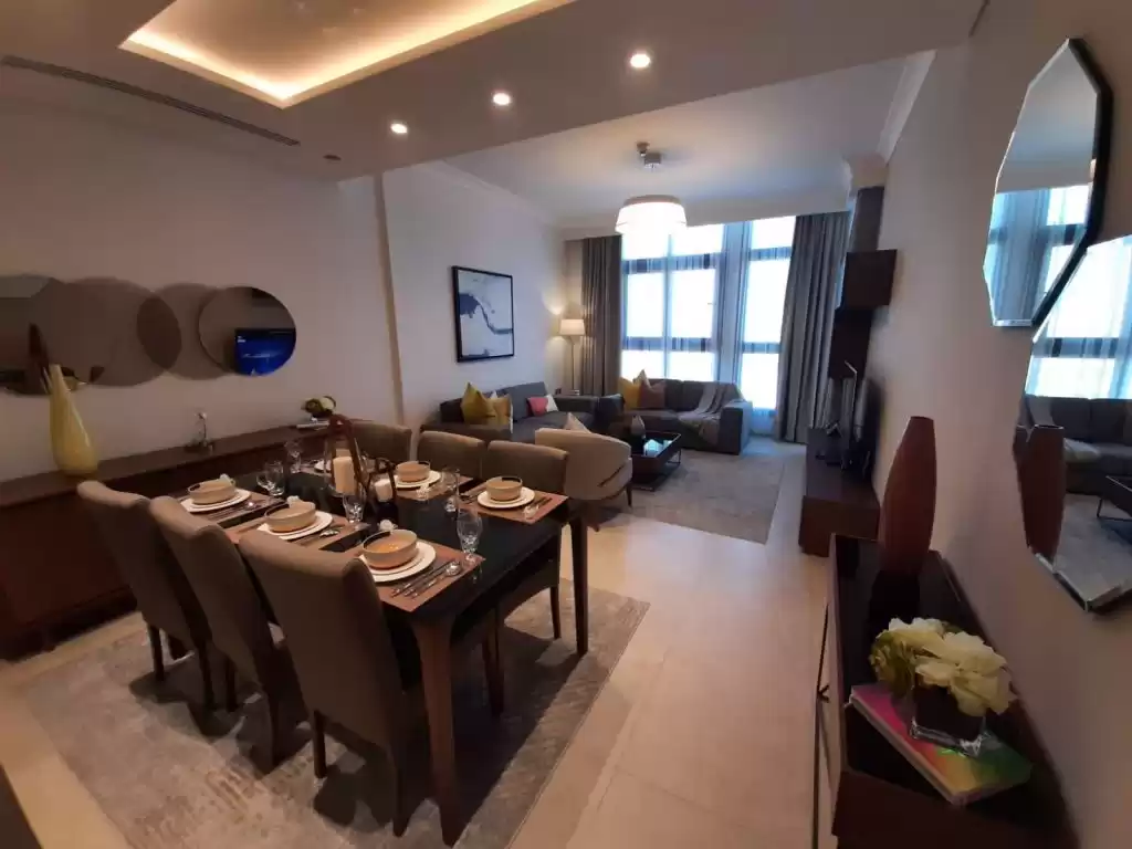 yerleşim Hazır Mülk 1 yatak odası F/F Apartman  kiralık içinde Al Sadd , Doha #10023 - 1  image 