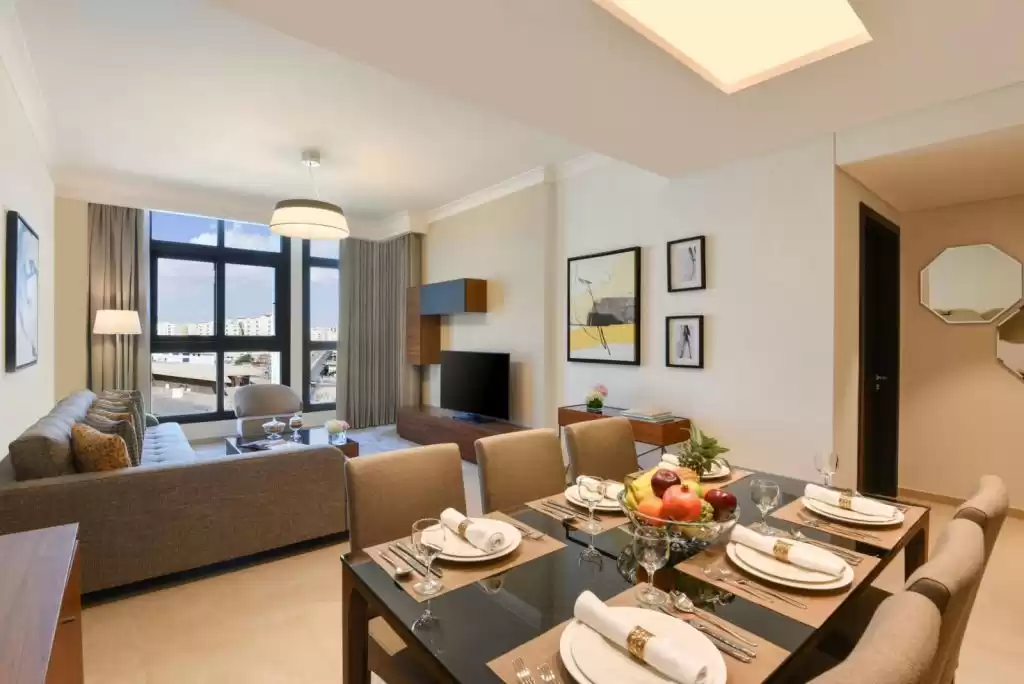 Résidentiel Propriété prête 1 chambre F / F Appartement  a louer au Al-Sadd , Doha #10034 - 1  image 