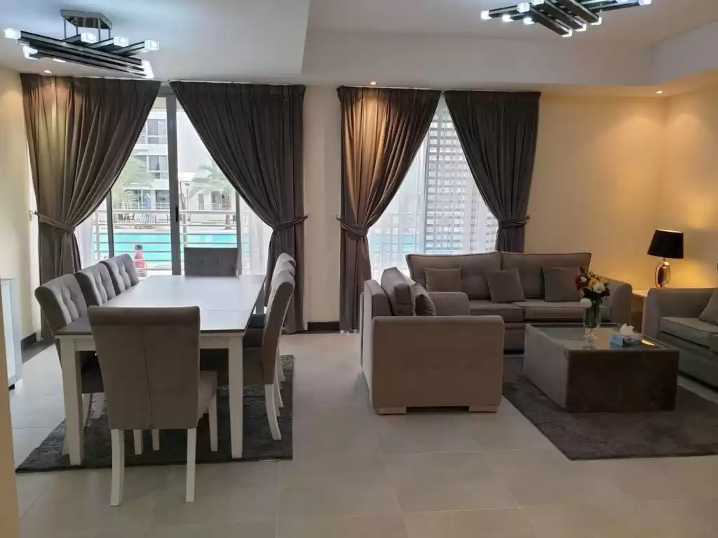Residential Ready Property 3 Bedrooms F/F Apartment  for rent in Al Sadd , Doha #10037 - 1  image 