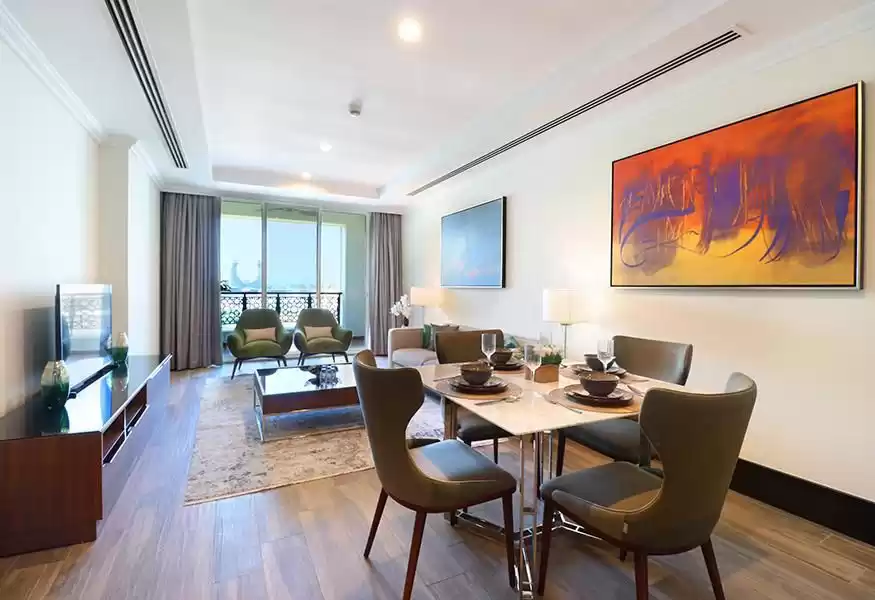 Résidentiel Propriété prête 1 chambre F / F Appartement  a louer au Al-Sadd , Doha #10089 - 1  image 