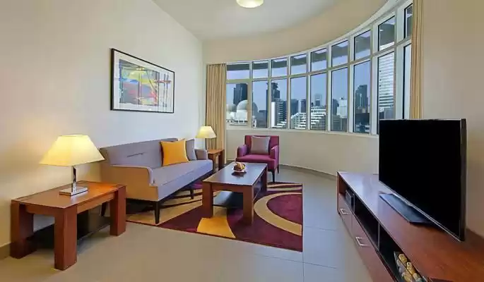 yerleşim Hazır Mülk 1 yatak odası F/F Apartman  kiralık içinde Al Sadd , Doha #10176 - 1  image 
