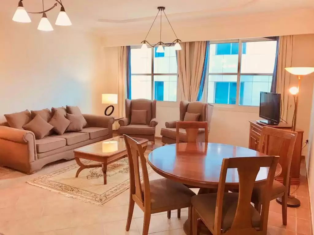 Residential Ready Property 1 Bedroom F/F Apartment  for rent in Al Sadd , Doha #10262 - 1  image 