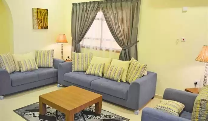 住宅 就绪物业 3 间卧室 楼/楼 公寓  出租 在 萨德 , 多哈 #10270 - 1  image 