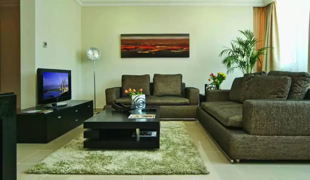 Residential Ready Property 2 Bedrooms F/F Apartment  for rent in Al Sadd , Doha #10311 - 1  image 