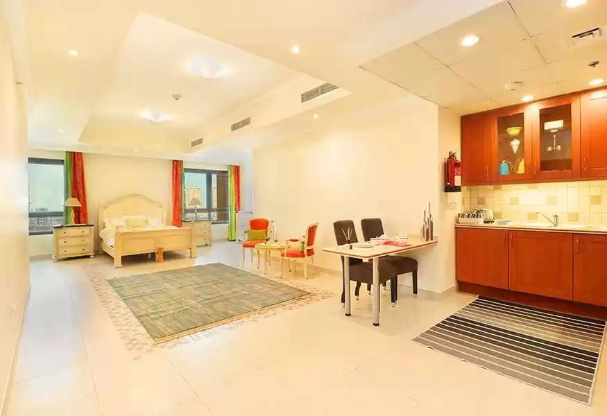 Wohn Klaar eigendom Studio F/F Wohnung  zu vermieten in Al Sadd , Doha #10358 - 1  image 
