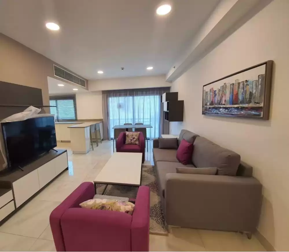 Residential Ready Property 2 Bedrooms F/F Apartment  for rent in Al Sadd , Doha #10373 - 1  image 