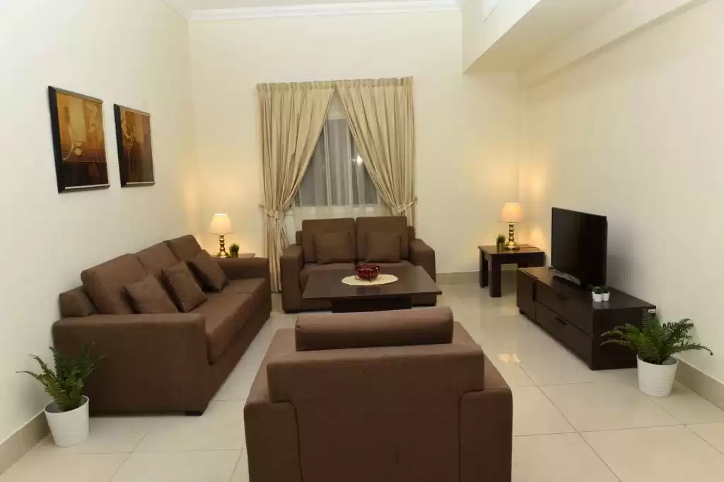 Residencial Listo Propiedad 3 dormitorios F / F Apartamento  alquiler en al-sad , Doha #10416 - 1  image 