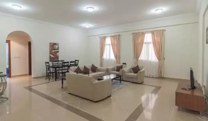 yerleşim Hazır Mülk 2 yatak odası F/F Apartman  kiralık içinde Al Sadd , Doha #10422 - 1  image 