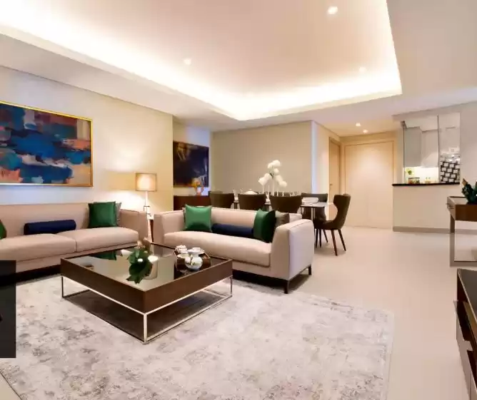 Residencial Listo Propiedad 2 dormitorios F / F Apartamento  alquiler en al-sad , Doha #10434 - 1  image 