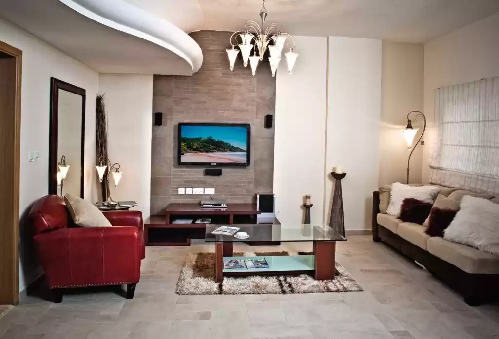 Wohn Klaar eigendom 1 Schlafzimmer F/F Wohnung  zu vermieten in Al Sadd , Doha #10486 - 1  image 