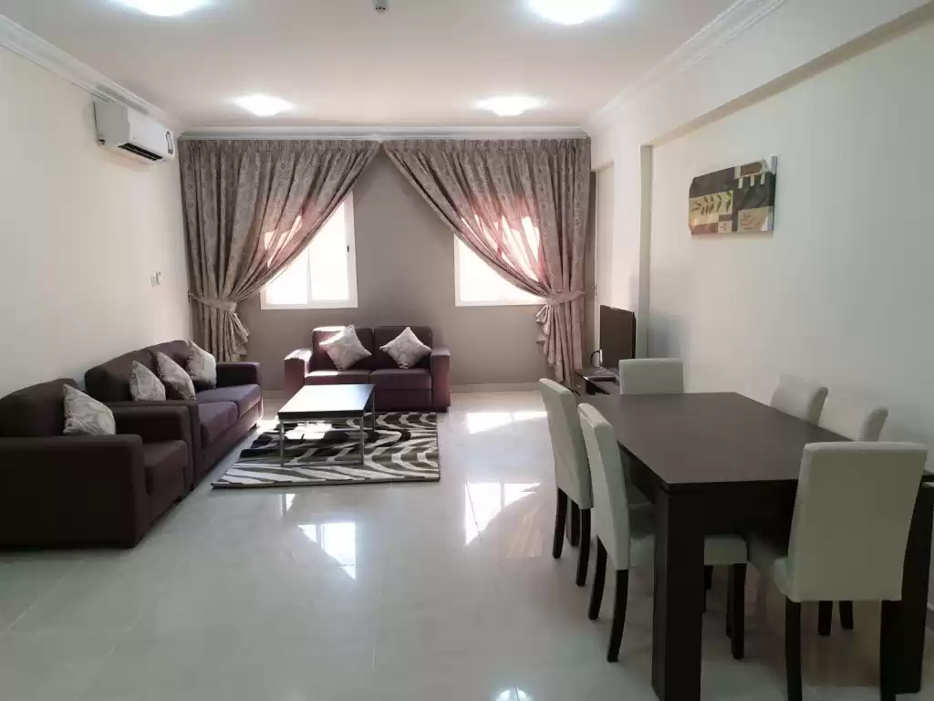 Residencial Listo Propiedad 2 dormitorios F / F Apartamento  alquiler en al-sad , Doha #10585 - 1  image 