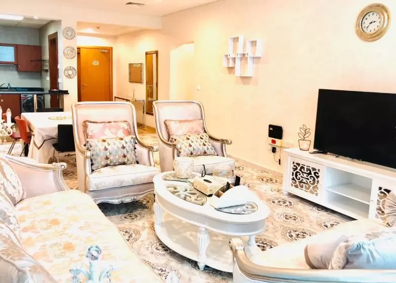 Residencial Listo Propiedad 2 + habitaciones de servicio F / F Apartamento  alquiler en al-sad , Doha #10604 - 1  image 