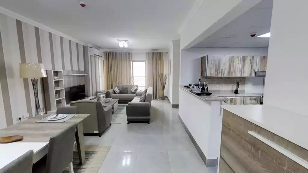 Residential Ready Property 2 Bedrooms F/F Apartment  for rent in Al Sadd , Doha #10615 - 1  image 