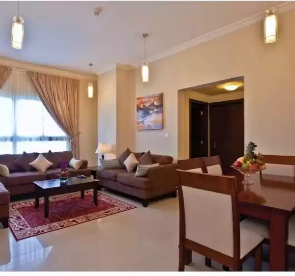 住宅 就绪物业 2 间卧室 楼/楼 公寓  出租 在 萨德 , 多哈 #10645 - 1  image 