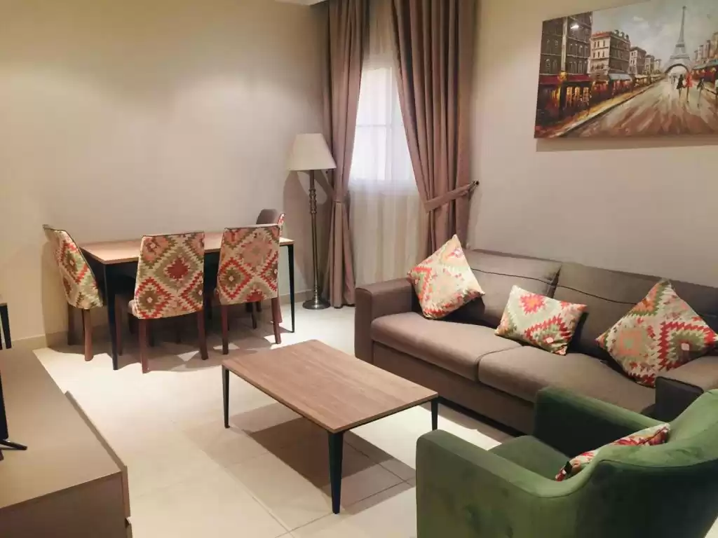 yerleşim Hazır Mülk 1 yatak odası F/F Apartman  kiralık içinde Al Sadd , Doha #10732 - 1  image 