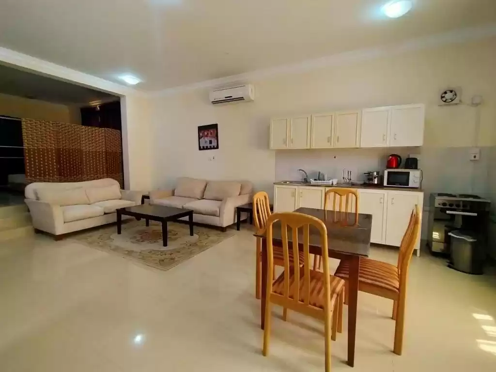 Residencial Listo Propiedad Estudio F / F Apartamento  alquiler en al-sad , Doha #10736 - 1  image 