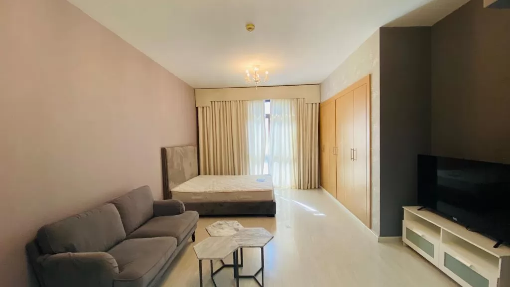 Residential Ready Property Studio F/F Apartment  for rent in Lusail , Doha-Qatar #10742 - 1  image 