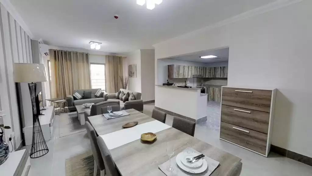 Residencial Listo Propiedad 2 dormitorios F / F Apartamento  alquiler en al-sad , Doha #10749 - 1  image 