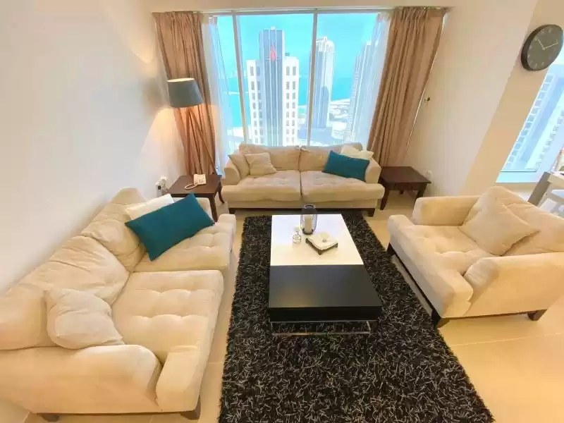 Wohn Klaar eigendom 3 Schlafzimmer F/F Wohnung  zu vermieten in Al Sadd , Doha #10760 - 1  image 