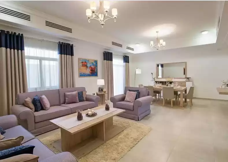 Residential Ready Property 6 Bedrooms F/F Villa in Compound  for rent in Al Sadd , Doha #10819 - 1  image 