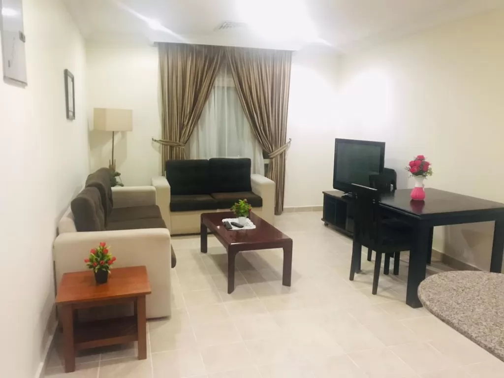 Wohn Klaar eigendom 1 Schlafzimmer F/F Wohnung  zu vermieten in Doha #10834 - 1  image 