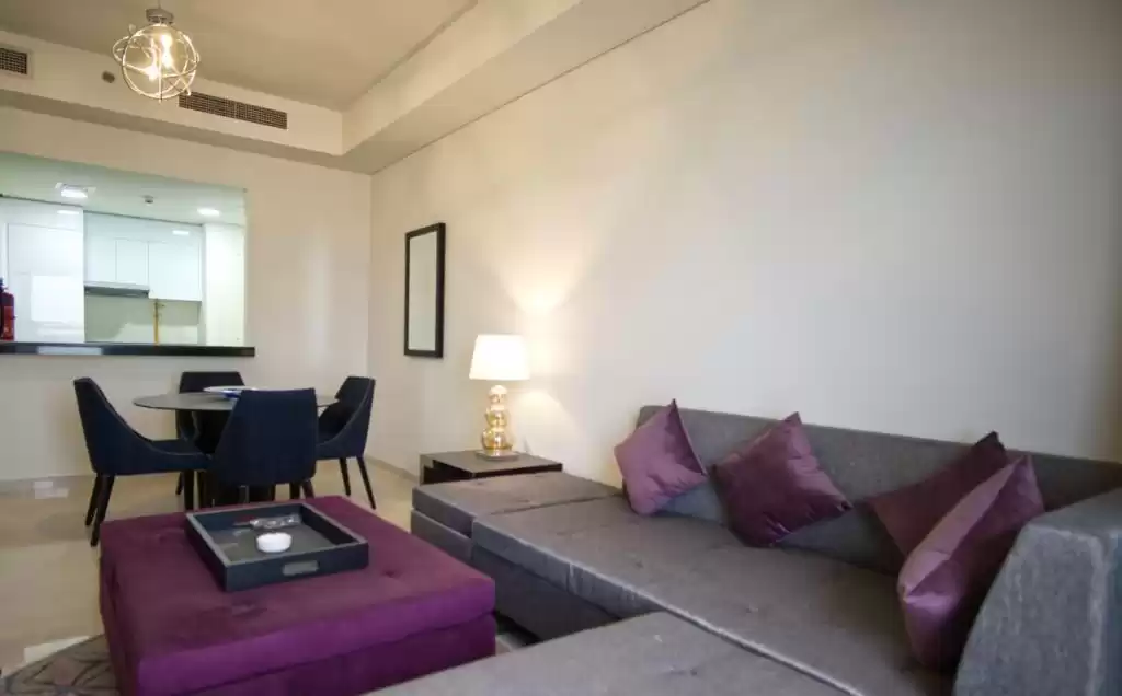 Residential Ready Property 2 Bedrooms F/F Apartment  for rent in Al Sadd , Doha #11163 - 1  image 