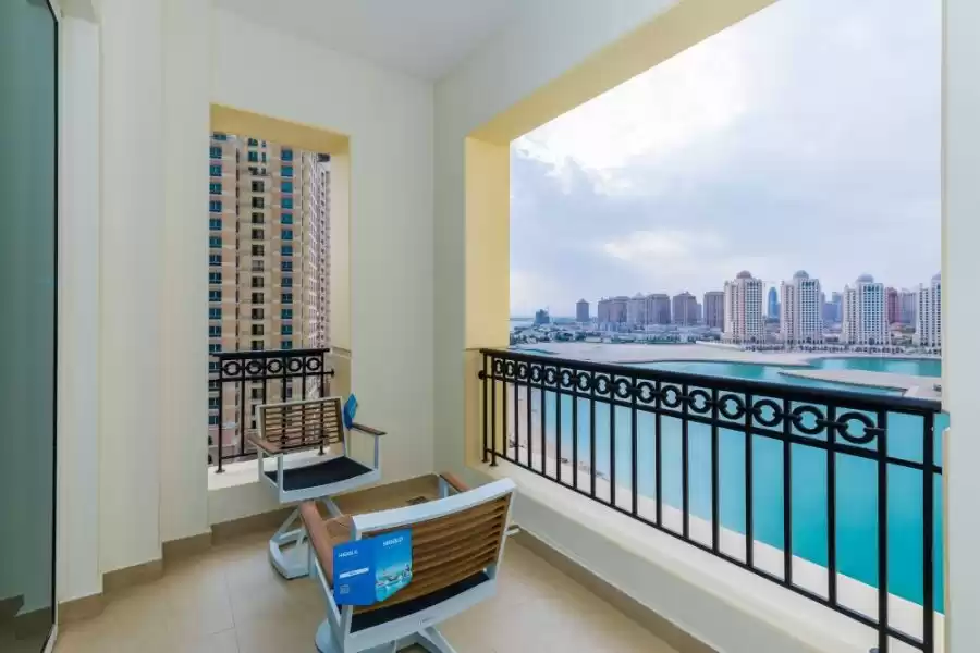 Residential Ready Property 2 Bedrooms F/F Apartment  for rent in Al Sadd , Doha #11184 - 1  image 