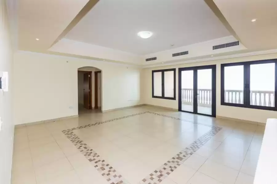 Wohn Klaar eigendom 2 Schlafzimmer S/F Wohnung  zu vermieten in Al Sadd , Doha #11193 - 1  image 