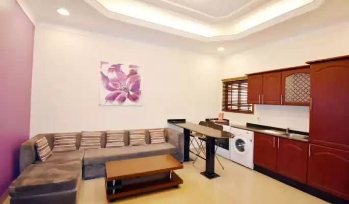 Residential Ready Property 2 Bedrooms F/F Apartment  for rent in Al Sadd , Doha #11227 - 1  image 