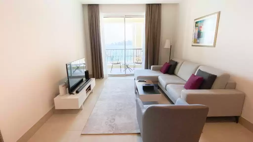 Residential Ready Property 2 Bedrooms F/F Apartment  for rent in Al Sadd , Doha #11316 - 1  image 