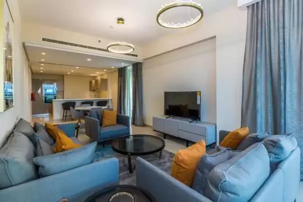 yerleşim Hazır Mülk 1 yatak odası F/F Apartman  kiralık içinde Al Sadd , Doha #11321 - 1  image 