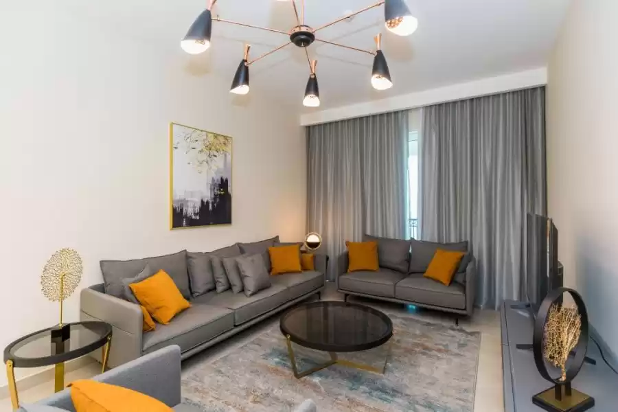 Résidentiel Propriété prête 1 chambre F / F Appartement  a louer au Al-Sadd , Doha #11332 - 1  image 