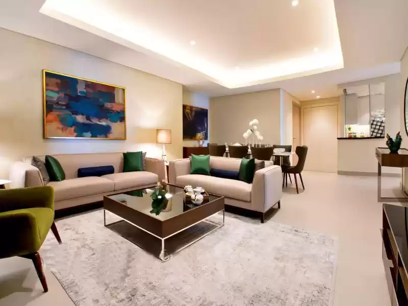 yerleşim Hazır Mülk 3 yatak odası F/F Apartman  kiralık içinde Al Sadd , Doha #11386 - 1  image 